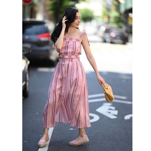 Anthropologie English Factory crop top and midi two piece skirt set size Large - Picture 12 of 12